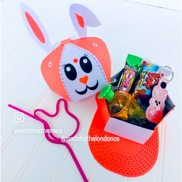 Handmade cardstock baseball caps - Picture 3 of 11